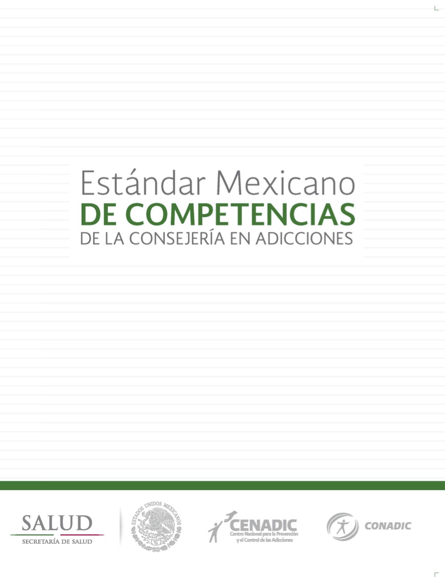 Estándar Mexicano de Compentencias de la Consejería en Adicciones_0